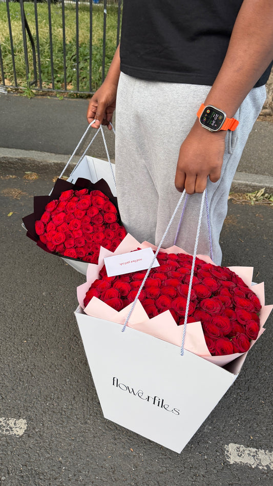 50 Classic Red Rose Bouquet